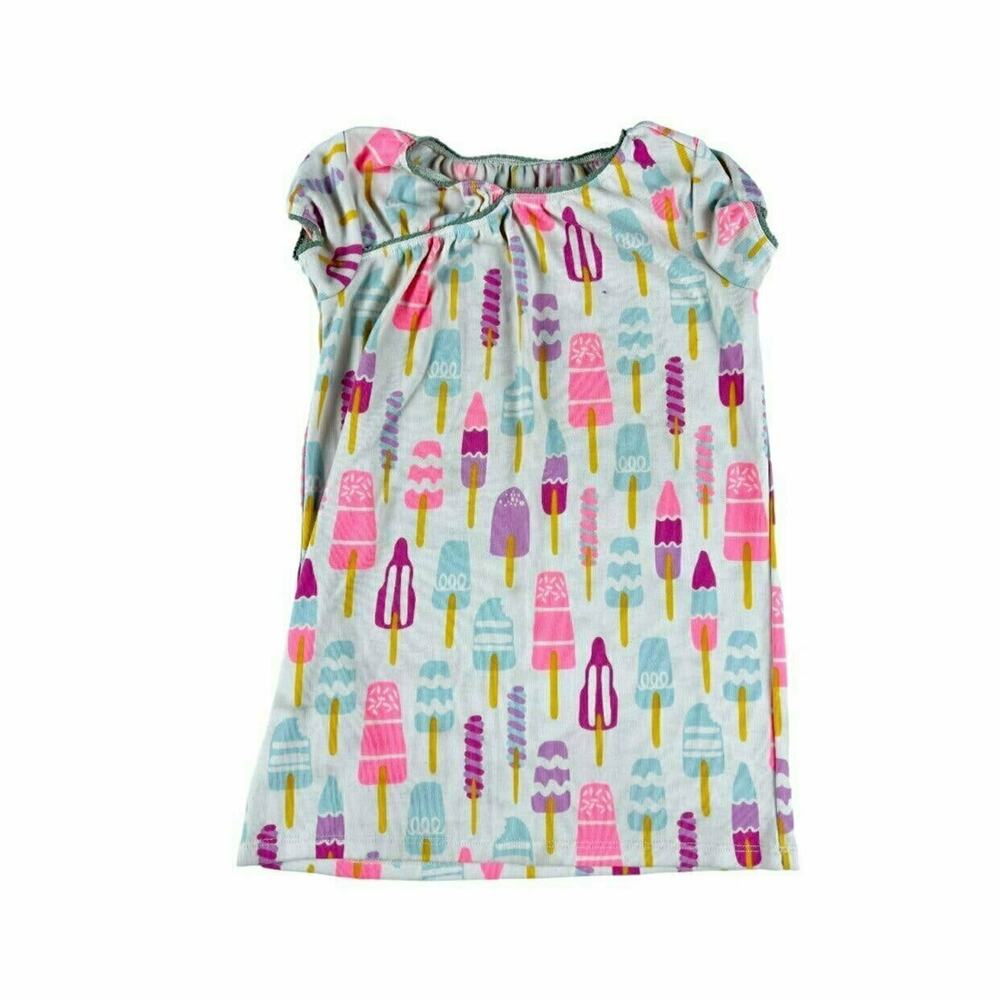 Tea Collection Popsicle Short Sleeve Nightgown Pajamas Size 3 4